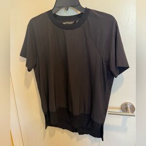 Black shirt, smoke free household, no rips or tears. Only worn once.